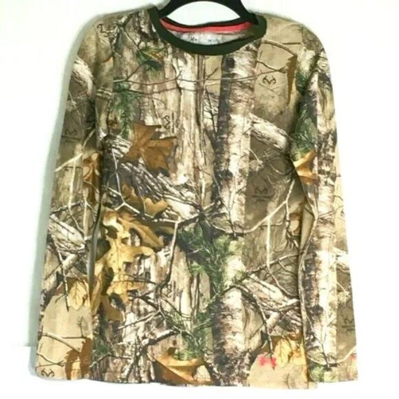 Under Armer Women's RealTree Camouflage Long Sleeves Heat Gear - Picture 1 of 5